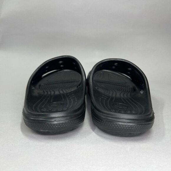 Crocs Women's Size 8 Baya Black Slide Sandals - Picture 5 of 10